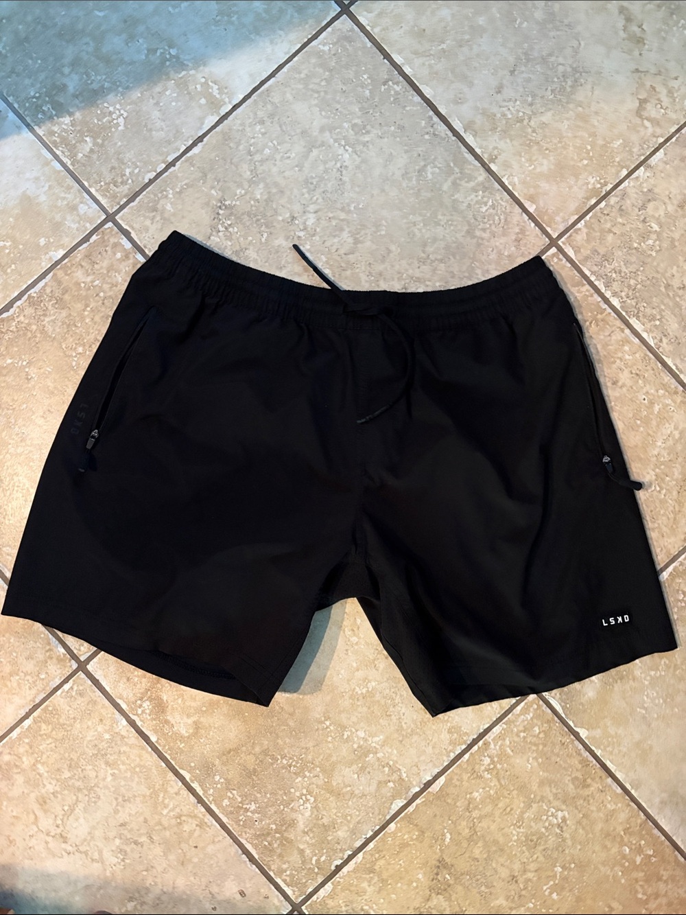 LSKD Black Athletic Shorts